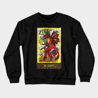 The Hermit. Magic Gate Tarot Card Design. Crewneck Sweatshirt